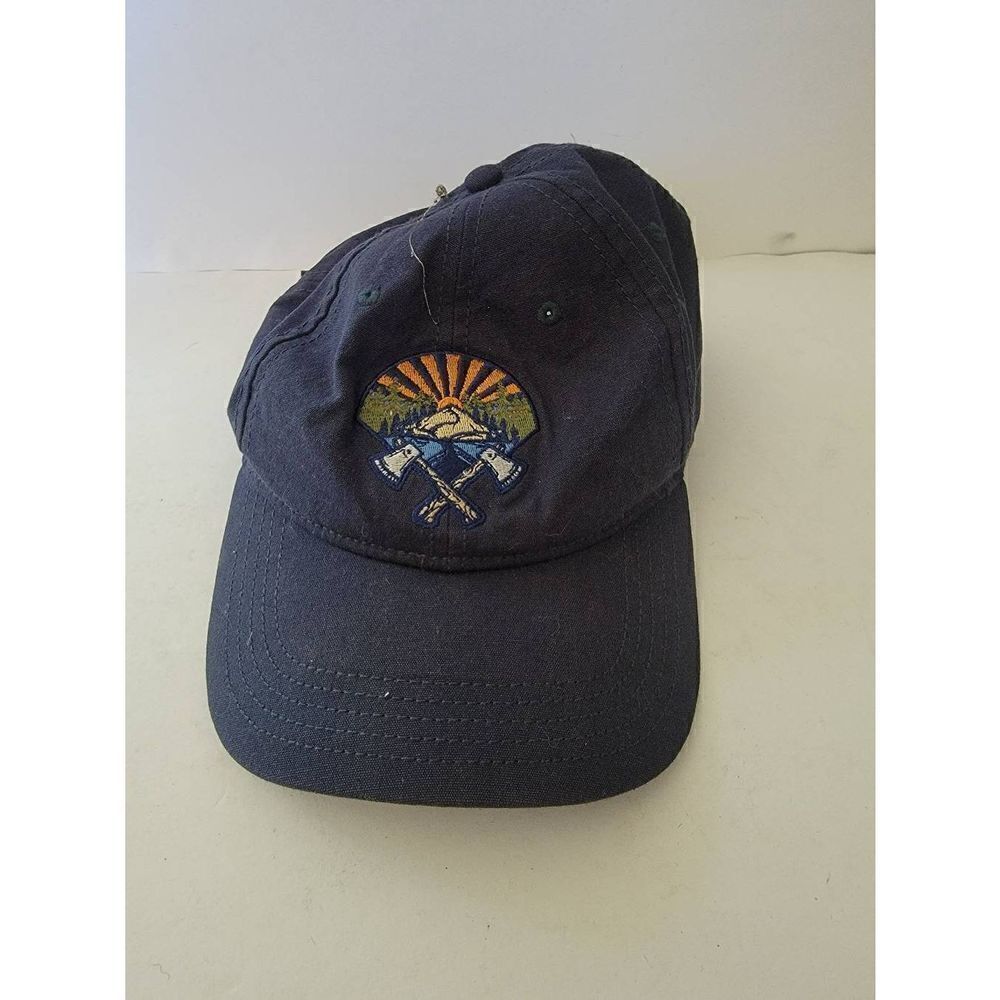 United By Blue Men's Navy Axe Crest Dad Hat Baseball Cap Adjustable One Size